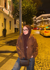 HR-3364H&R ButikMZ- Dema Mini Leopar Desen Ceket