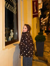 HR-3362H&R ButikMZ- Dema Puantiye Desen Ceket