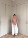 HR-3350H&R ButikTb- Elina Ceket Pudra