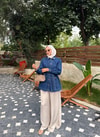 HR-3009H&R ButikTb-İsca Kot Ceket Lacivert