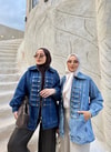 HR-3007H&R ButikTb- Maris Kot Ceket Mavi
