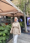 Ceket-136H&R ButikÜla Deri Ceket Bej