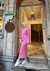 elbs-891H&R ButikDora İspanyol Kol Triko Elbise Pembe
