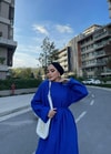 elbs-890H&R ButikDora İspanyol Kol Triko Elbise Lacivert