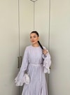 HR-0327H&R ButikFuş- Edal Modal Elbise Lila
