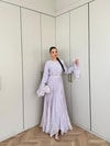 HR-0327H&R ButikFuş- Edal Modal Elbise Lila