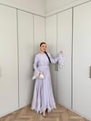 HR-0327H&R ButikFuş- Edal Modal Elbise Lila
