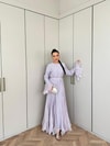 HR-0327H&R ButikFuş- Edal Modal Elbise Lila