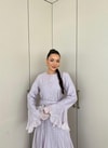 HR-0327H&R ButikFuş- Edal Modal Elbise Lila