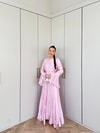 HR-0327H&R ButikFuş- Edal Modal Elbise Pembe