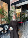 HR-0568H&R ButikHen- Elara Şifon Elbise Kahve