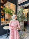 HR-0568H&R ButikHen- Elara Şifon Elbise Pembe