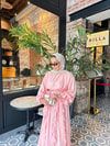 HR-0568H&R ButikHen- Elara Şifon Elbise Pembe