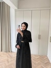 HR-0595H&R ButikHen- Elara Şifon Elbise Siyah