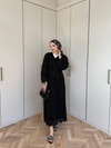 HR-0136H&R ButikHen-Tesi Katkat Elbise Siyah