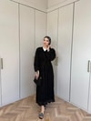 HR-0136H&R ButikHen-Tesi Katkat Elbise Siyah