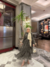 ELB-191H&R ButikHew- Pera Kat Kat Elbise Haki