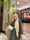 ELB-191H&R ButikHew- Pera Kat Kat Elbise Haki