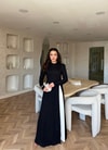 HR-1173H&R ButikHot - Alya 2 Renk Elbise Siyah-Beyaz
