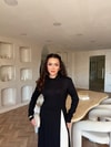 HR-1173H&R ButikHot - Alya 2 Renk Elbise Siyah-Beyaz