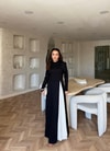 HR-1173H&R ButikHot - Alya 2 Renk Elbise Siyah-Beyaz