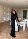 HR-1173H&R ButikHot - Alya 2 Renk Elbise Siyah-Beyaz