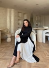 HR-1173H&R ButikHot - Alya 2 Renk Elbise Siyah-Beyaz