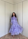 HR-1200H&R ButikKyl- Sela Şifon Elbise Lila