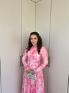HR-1200H&R ButikKyl- Sela Şifon Elbise Pembe