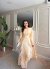 HR-1200H&R ButikKyl- Sela Şifon Elbise Sarı