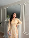 HR-1200H&R ButikKyl- Sela Şifon Elbise Sarı
