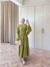 HR-1500H&R ButikMarli Elbise Yeşil