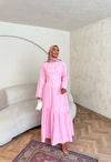 ELB-075H&R ButikMesa Elbise Pembe