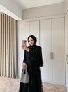 HR-0546H&R ButikNG- Eya Dantel Elbise Siyah
