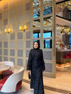 HR-0066H&R ButikNG-Sakura Dantel Elbise Siyah