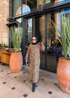 ELB-022H&R ButikPLS-Leopar Elbise
