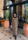 ELB-022H&R ButikPLS-Leopar Elbise