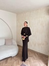 HR-0802H&R ButikQaş-  Aural Sandy Elbise Acı Kahve