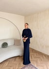 HR-0802H&R ButikQaş-  Aural Sandy Elbise Lacivert