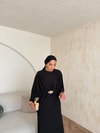 HR-0802H&R ButikQaş-  Aural Sandy Elbise Siyah