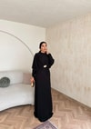 HR-0802H&R ButikQaş-  Aural Sandy Elbise Siyah