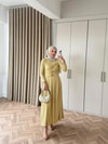 HR-0166H&R ButikQu-Desa Sandy Elbise Hardal