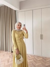 HR-0166H&R ButikQu-Desa Sandy Elbise Hardal
