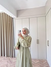 HR-1390H&R ButikQu- Detayları Püsküllü Elbise Mint