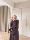 HR-0174H&R ButikQu- Olivia Elbise Mor