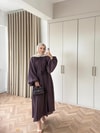 HR-0174H&R ButikQu- Olivia Elbise Mor
