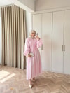 HR-0174H&R ButikQu- Olivia Elbise Pembe