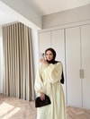 HR-0174H&R ButikQu- Olivia Elbise Sarı