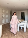 HR-1187H&R ButikSov- Ada Katkat Elbise Pudra