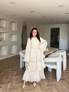 HR-1187H&R ButikSov- Ada Katkat Elbise Taş